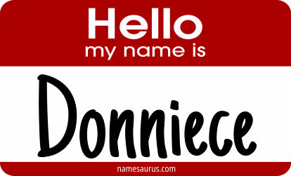 Hello my name is Donniece png download