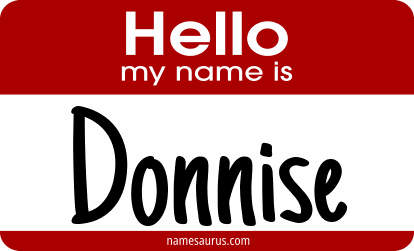 Hello my name is Donnise png download