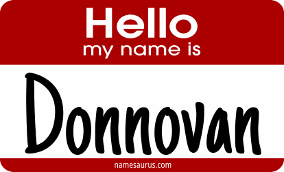 Hello my name is Donnovan png download