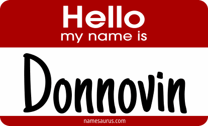 Hello my name is Donnovin png download