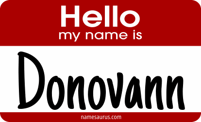 Hello my name is Donovann png download