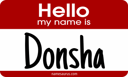 Hello my name is Donsha png download