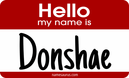 Hello my name is Donshae png download