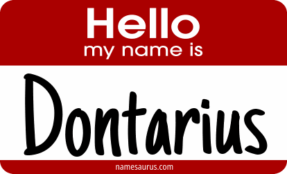 Hello my name is Dontarius png download