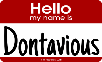 Hello my name is Dontavious png download