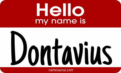 Hello my name is Dontavius png download