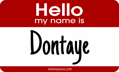 Hello my name is Dontaye png download