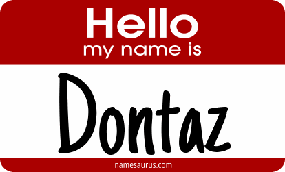 Hello my name is Dontaz png download
