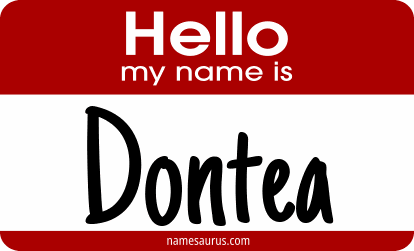 Hello my name is Dontea png download