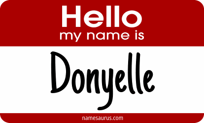 Hello my name is Donyelle png download