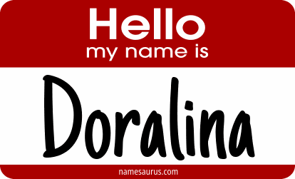 Hello my name is Doralina png download