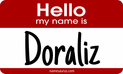Hello my name is Doraliz png download