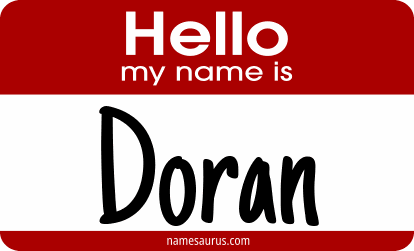 Hello my name is Doran png download
