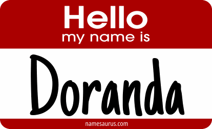 Hello my name is Doranda png download