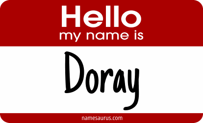 Hello my name is Doray png download