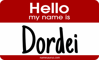 Hello my name is Dordei png download