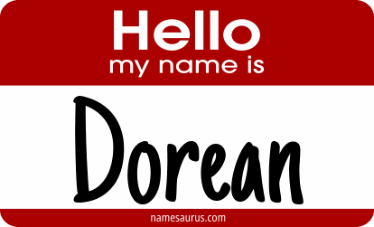 Hello my name is Dorean png download