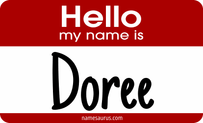 Hello my name is Doree png download