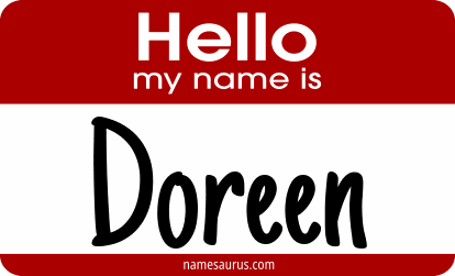 Hello my name is Doreen png download