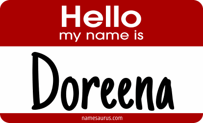 Hello my name is Doreena png download