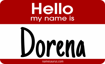 Hello my name is Dorena png download