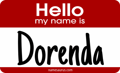 Hello my name is Dorenda png download