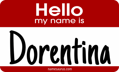 Hello my name is Dorentina png download