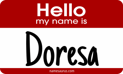 Hello my name is Doresa png download