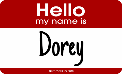 Hello my name is Dorey png download