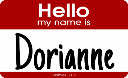 Hello my name is Dorianne png download