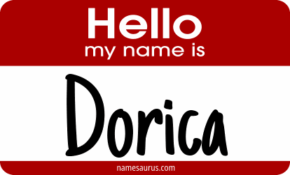 Hello my name is Dorica png download