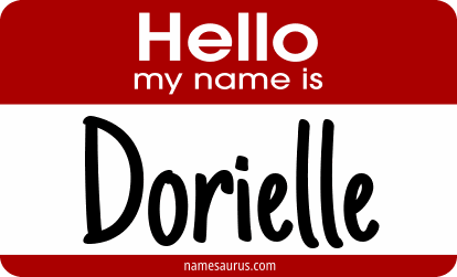 Hello my name is Dorielle png download