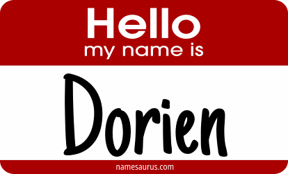 Hello my name is Dorien png download