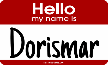 Hello my name is Dorismar png download