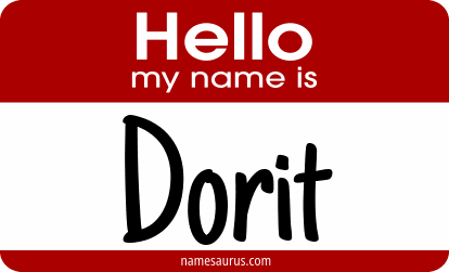 Hello my name is Dorit png download