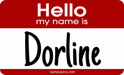 Hello my name is Dorline png download