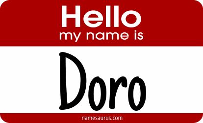 Hello my name is Doro png download