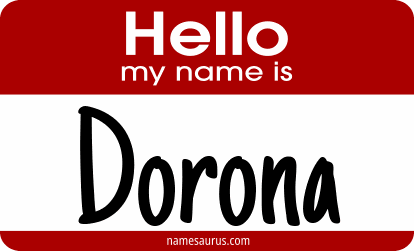 Hello my name is Dorona png download