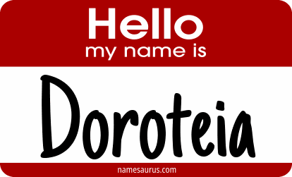 Hello my name is Doroteia png download