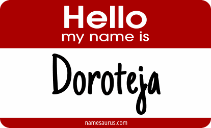 Hello my name is Doroteja png download