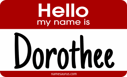 Hello my name is Dorothee png download