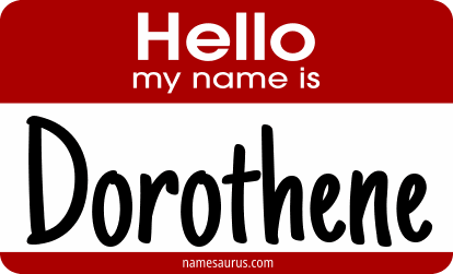 Hello my name is Dorothene png download