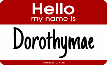Hello my name is Dorothymae png download