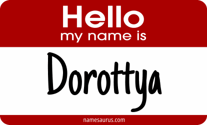Hello my name is Dorottya png download