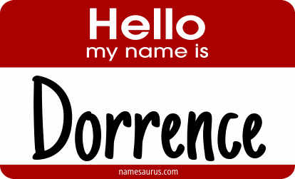 Hello my name is Dorrence png download
