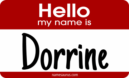 Hello my name is Dorrine png download