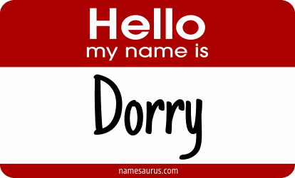 Hello my name is Dorry png download