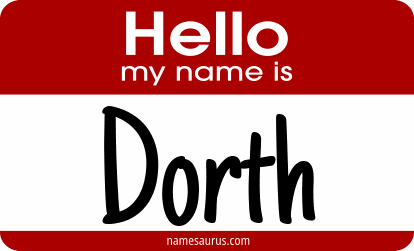 Hello my name is Dorth png download
