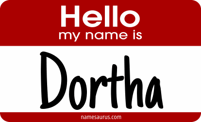 Hello my name is Dortha png download