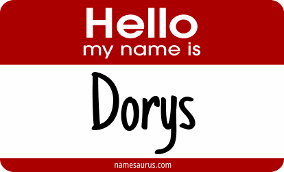 Hello my name is Dorys png download